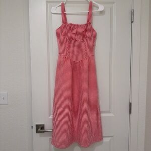 wild fable Red and White Gingham Sundress